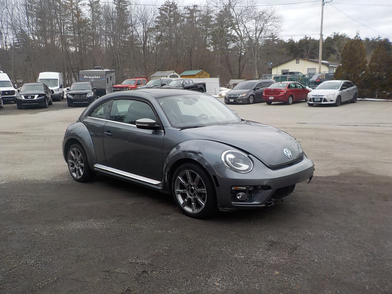 Salvage Volkswagen beetle Image
